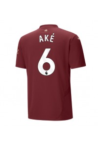 Manchester City Nathan Ake #6 Voetbaltruitje 3e tenue 2024-25 Korte Mouw